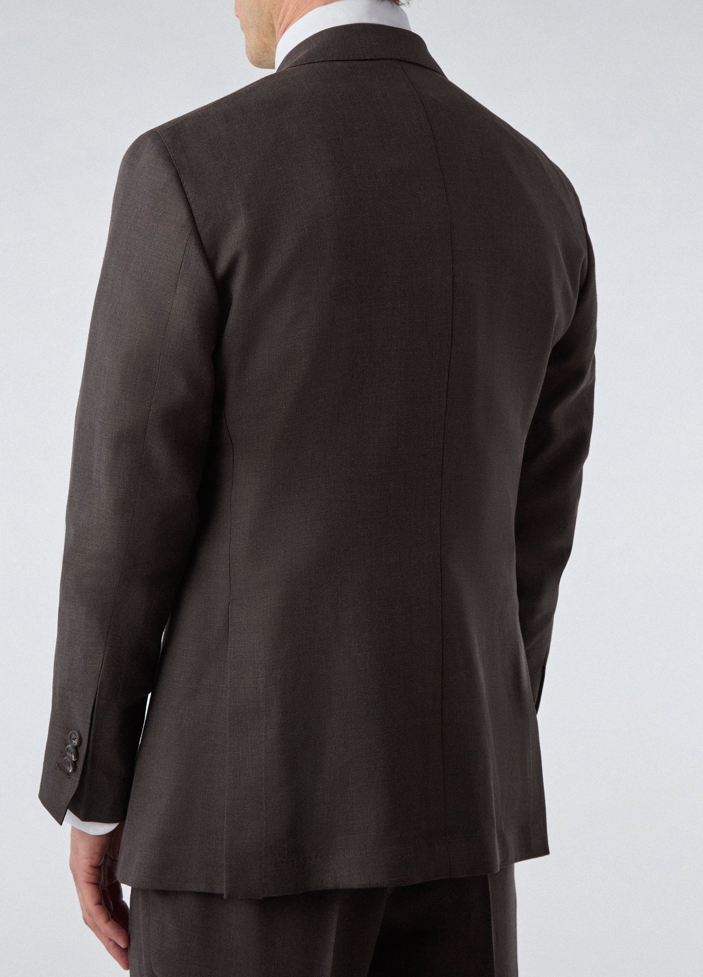 Don Wool/Silk/Linen Suit - Brown Berg & Berg