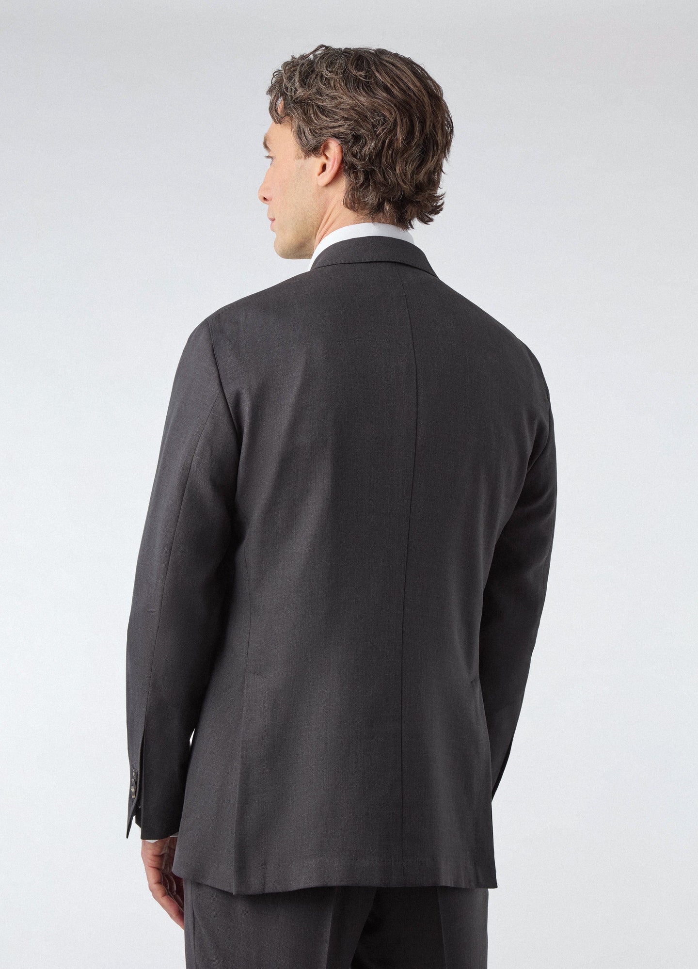 Don Wool/Silk/Linen Suit - Black Berg & Berg