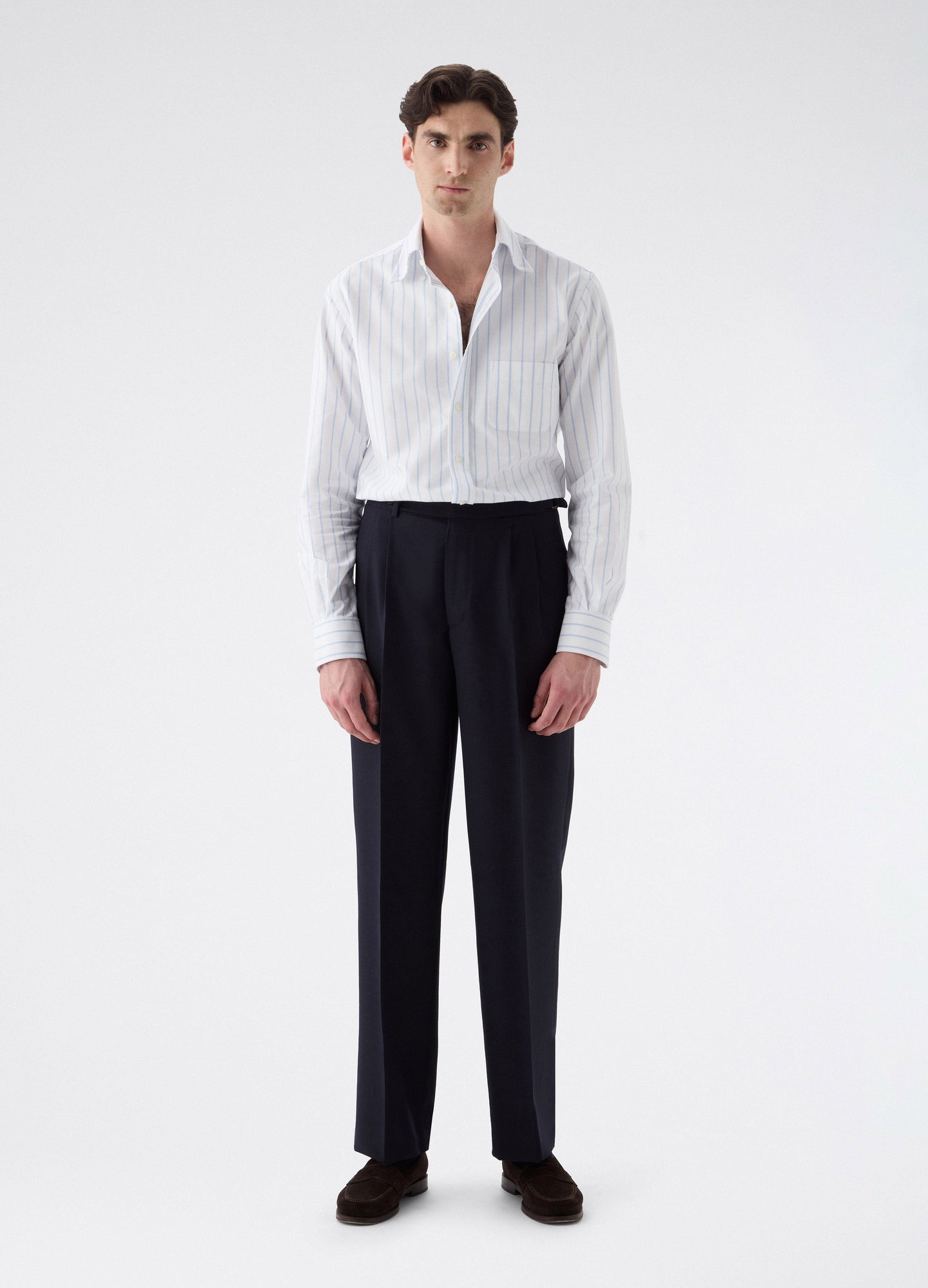 Don High Twist Suit Jacket - Navy Berg & Berg