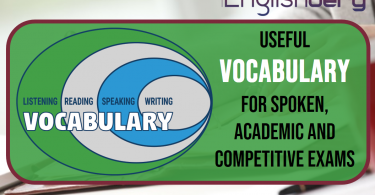 Useful Vocabulary for Spoken, Academic and Competitive Exams, Part 2