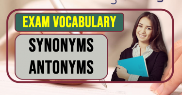 Top vocabulary words Day-18